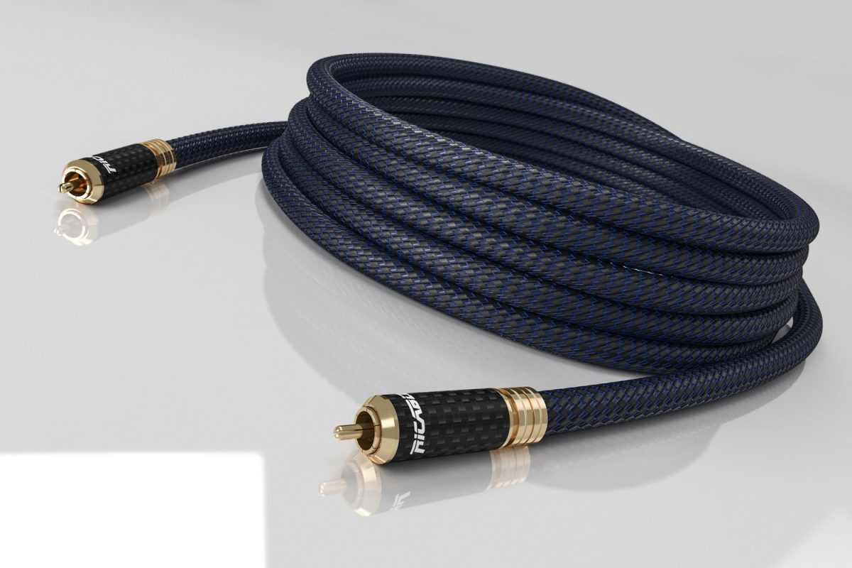 כבל סאב וופר INVICTUS SUB HiEnd Audio RCA Signal Cable for HiFi