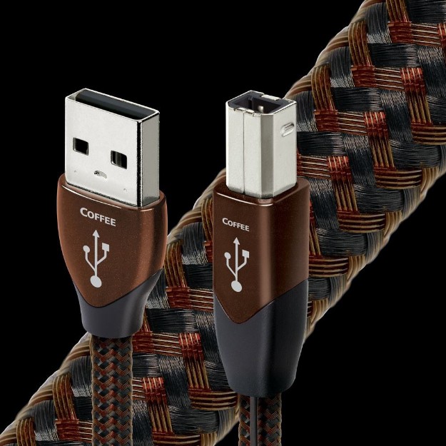 תמונה של כבל אודיוקווסט HDMI Coffee -  USB-A to USB-B