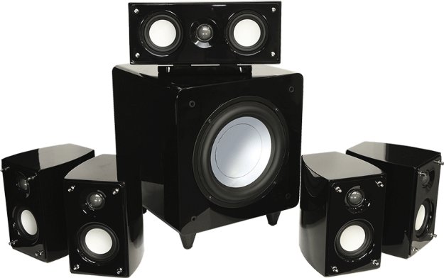 Picture of Advance Acoustic 5.1 system  -  HTS-1000 - black