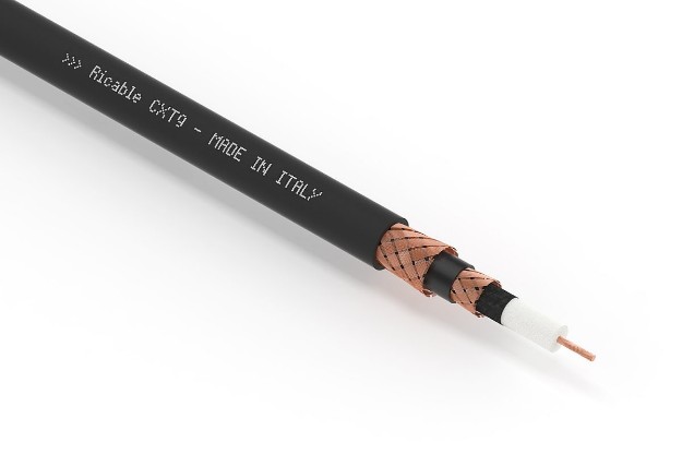 Изображение Custom Coaxial CXT9 - Coaxial 75 Ohm Shielded 9.6 mm Digital Audio Cable with Noise Reduction AM-RCC
