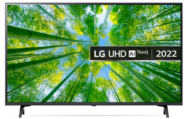 Изображение טלוויזיה LG UHD בגודל 43 אינץ חכמה דגם: 43UQ80006LD