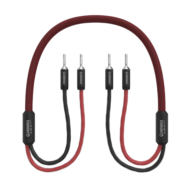 תמונה של Audiomica 4-all-in-1 PRO Speaker Cable, Banana/Banana (single-wire)