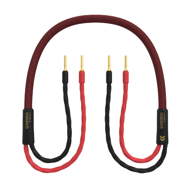תמונה של 4-all-in-1 Speaker Cable, Banana/Banana (single-wire)