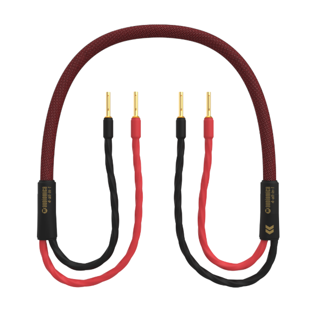 תמונה של Audiomica 4-all-in-1 Speaker Cable, Banana/Banana (single-wire)